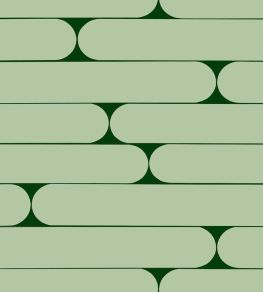 Putki Wallpaper by Marimekko Green