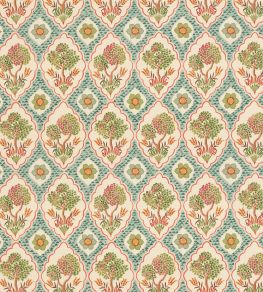 Puzzlewood Fabric by George & Minnie Aqua Puzzlewood Fabric by George & Minnie Aqua
