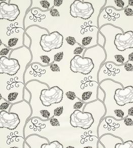 Queen Fruit Chintz Fabric by Schumacher Ebony Ivory Queen Fruit Chintz Fabric by Schumacher Ebony Ivory