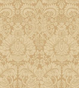 Queen's Damask Wallpaper by GP & J Baker Parchment
