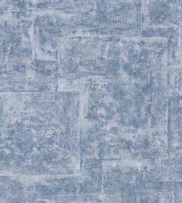 Quilt Wallpaper by Arte Silver Lake Blue