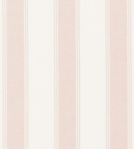 Rafe Stripe Fabric by Schumacher Quiet Pink Rafe Stripe Fabric by Schumacher Quiet Pink