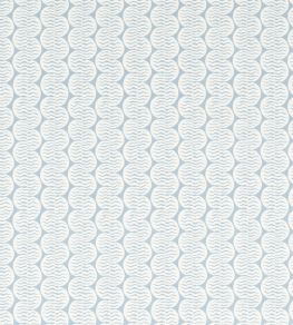 Raft Stripe Print Fabric by Scion Coast Blue