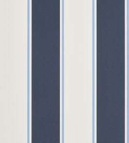 Mapleton Stripe Wallpaper by Ralph Lauren Midnight