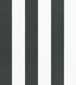Spalding Stripe Wallpaper by Ralph Lauren Black/White Spalding Stripe Wallpaper by Ralph Lauren Black/White