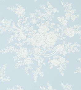 Vintage Dauphine Wallpaper by Ralph Lauren Sky Vintage Dauphine Wallpaper by Ralph Lauren Sky