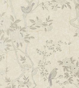 Marlowe Floral Wallpaper by Ralph Lauren Mother of Pearl