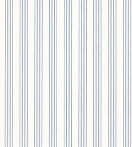 Palatine Stripe Wallpaper by Ralph Lauren Porcelain Blue