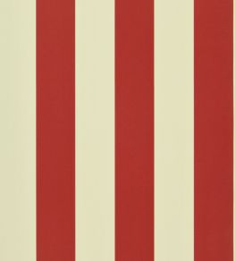 Spalding Stripe Wallpaper by Ralph Lauren Red, Sand Spalding Stripe Wallpaper by Ralph Lauren Red, Sand
