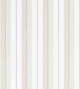 Aiden Stripe Wallpaper by Ralph Lauren Natural/White
