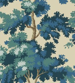 Raphael Wallpaper by Sandberg Blue Raphael Wallpaper by Sandberg Blue
