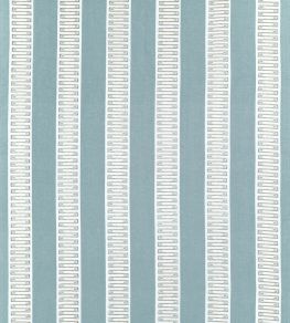 Raritan Line Embroidery Fabric by Thibaut Spa Blue Raritan Line Embroidery Fabric by Thibaut Spa Blue