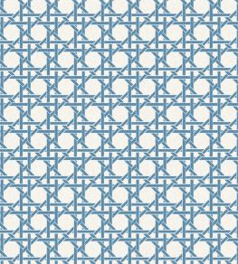 Rattan Wallpaper by Woodchip & Magnolia Indigo