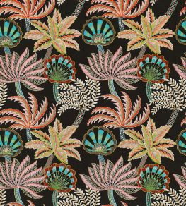 Ravenala Fabric by Osborne & Little Charcoal/Blush Ravenala Fabric by Osborne & Little Charcoal/Blush