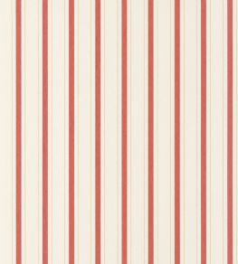 Rayure Wallpaper by Casadeco Rouge Carmin