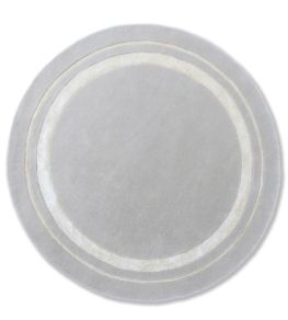 Redbrook Round Rug by Brink & Campman Silver Redbrook Round Rug by Brink & Campman Silver