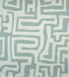 Reef Outdoor Fabric by Andrew Martin Ice
