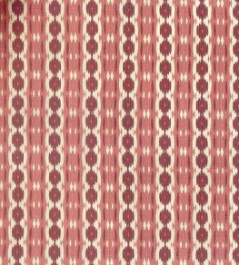 Reel Stripe Fabric by Ian Sanderson Damson
