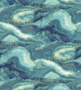 Reflected Obsidian Wallpaper by Harlequin Azurite Reflected Obsidian Wallpaper by Harlequin Azurite