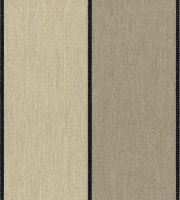 Regatta Stripe 3 Fabric by Ian Mankin Black
