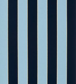 Regency Stripe Wallpaper by Osborne & Little Navy/Sky