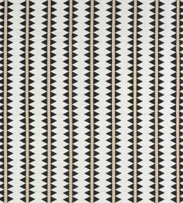 Reno Stripe Fabric by Thibaut Black Reno Stripe Fabric by Thibaut Black