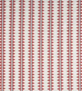 Reno Stripe Fabric by Thibaut Coral