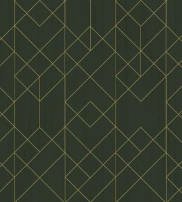 Rhombohedral Wallpaper by Coordonne Pine Rhombohedral Wallpaper by Coordonne Pine