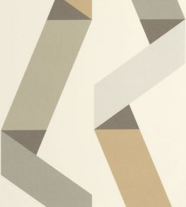 Ribbon Game Wallpaper by Casadeco Beige Ribbon Game Wallpaper by Casadeco Beige