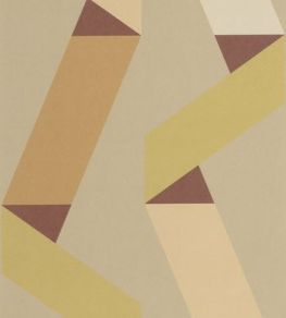 Ribbon Game Wallpaper by Casadeco Terracotta Ribbon Game Wallpaper by Casadeco Terracotta