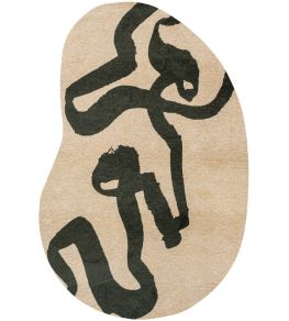 Ribbon Peanut Rug by Louis De Poortere Garden Spirit