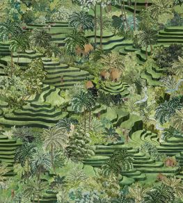 Rice Terrace Wallpaper by Brand McKenzie Grass Green Rice Terrace Wallpaper by Brand McKenzie Grass Green