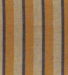 Ridge Stripe Fabric by Ian Mankin Permian Red
