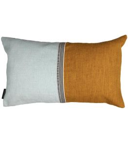 Rime Cushion 30 x 50cm by Maison Casamance Vert De Gris Ocre