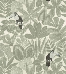 Rio Wallpaper by Caselio Vert Kaki Rio Wallpaper by Caselio Vert Kaki