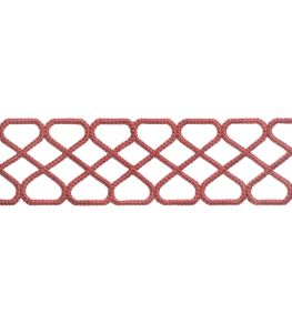 Ripley Applique Trimming by Thibaut Cranberry Ripley Applique Trimming by Thibaut Cranberry