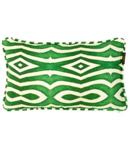 Riverside Pillow 20 x 12" by MINDTHEGAP Green Riverside Pillow 20 x 12" by MINDTHEGAP Green