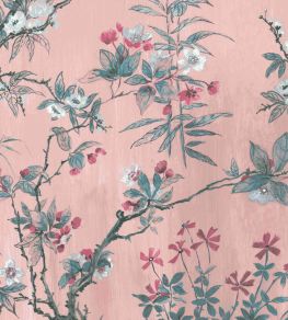 Rivington Wallpaper by Woodchip & Magnolia Blush Pink