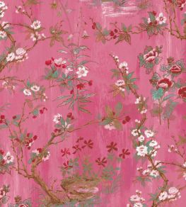 Rivington Wallpaper by Woodchip & Magnolia Pink Rivington Wallpaper by Woodchip & Magnolia Pink