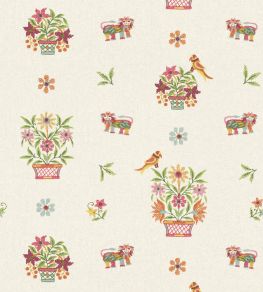 Roar Stitch Wallpaper by GP & J Baker Green Roar Stitch Wallpaper by GP & J Baker Green