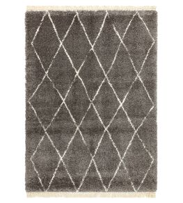 Rocco Diamond Rug by Asiatic Grey Rocco Diamond Rug by Asiatic Grey