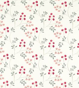 Rochelle Fabric by Clarke & Clarke Blush/Raspberry Rochelle Fabric by Clarke & Clarke Blush/Raspberry