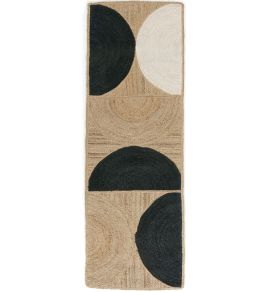 Rocky Runner Rug by Elitis Black Rocky Runner Rug by Elitis Black