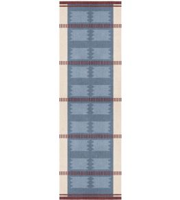 Rollakan Iris Runner Rug by Layered Petrol Rollakan Iris Runner Rug by Layered Petrol