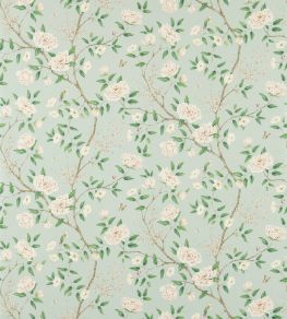 Romey's Garden Wallpaper by Zoffany Sea Green