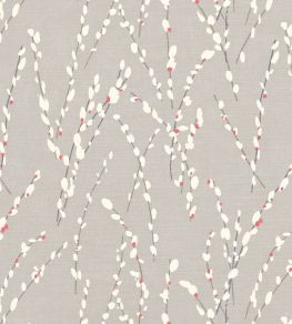 Mikado Fabric by Romo Red Coral Mikado Fabric by Romo Red Coral