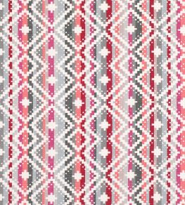 Takana Fabric by Romo Red Tulip