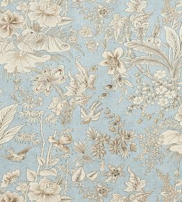 Rosalind Fabric by Thibaut Spa Blue Rosalind Fabric by Thibaut Spa Blue