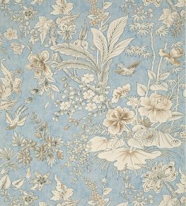 Rosalind Wallpaper by Thibaut Spa Blue Rosalind Wallpaper by Thibaut Spa Blue