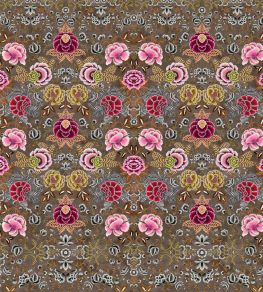 Rose De Damas Mural by Designers Guild Cranberry